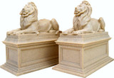 New York Public Library Lions Bookends, Edward Clark Potter (1857-1923) - NYPL - Photo Museum Store Company