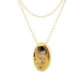 The Kiss Large Oval Pendant - Museum Jewelry - Museum Company Photo