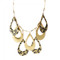 Athena Necklace - Black and Gold - Museum Jewelry - Museum Company Photo