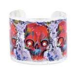 Graffiti Skull Cuff - Museum Jewelry - Museum Company Photo