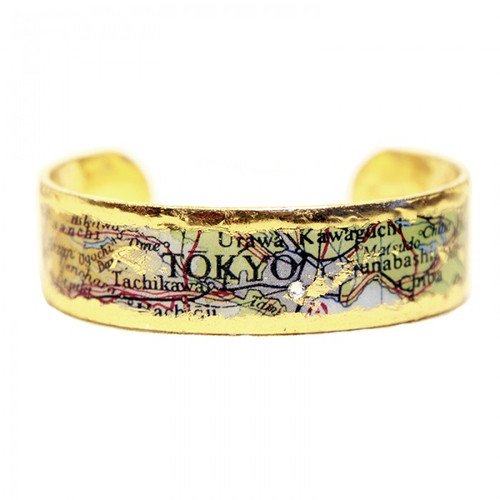 Tokyo Map Cuff - Museum Jewelry - Museum Company Photo