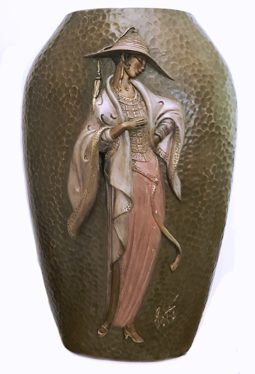 Erte 陶器製 額 hi-sense COLLECTION 1000／93 Erte-Vase-1__30270.1534269187.