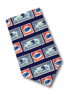 Museum Designs Stamps Necktie - Photo Museum Store Company