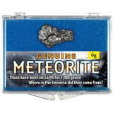 Meteorite 6 gram Box - Campo Del Cielo 2,200 BC, Chaco, Argentina - Actual Authentic Meteorite - Photo Museum Store Company