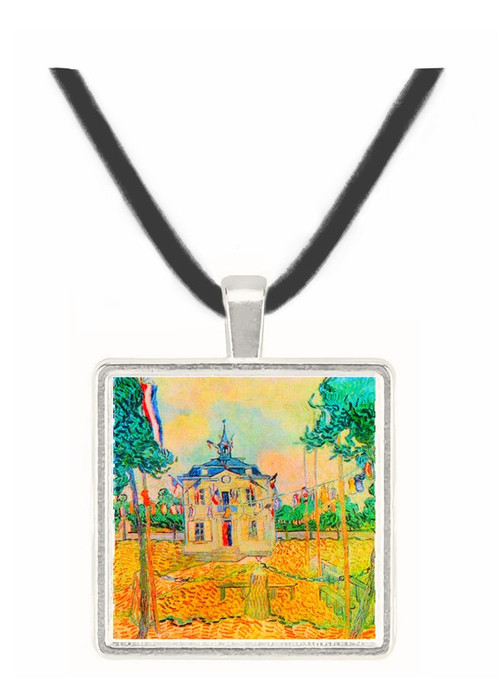 14 July in Auvers by Van Gogh -  Museum Exhibit Pendant - Museum Company Photo