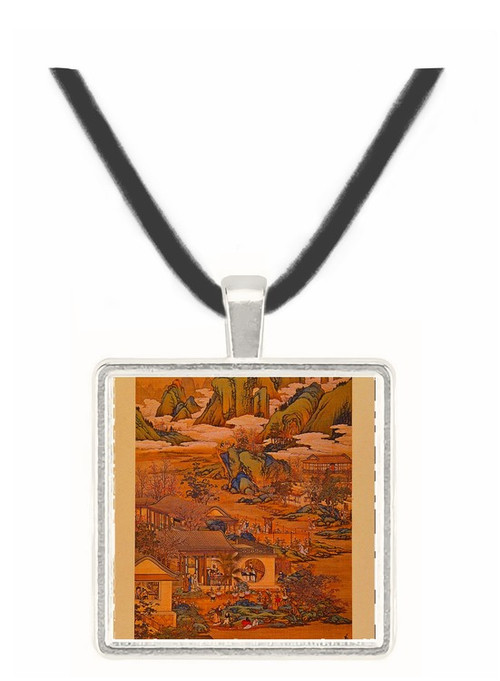 9th Month - Tang Tai and Ting Kuan peng -  Museum Exhibit Pendant - Museum Company Photo