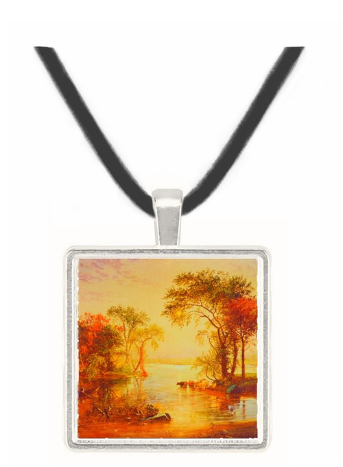 A Bend in the River - Jasper F. Cropsey -  Museum Exhibit Pendant - Museum Company Photo