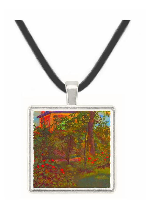 A corner of the Garden of Bellevue by Manet -  Museum Exhibit Pendant - Museum Company Photo