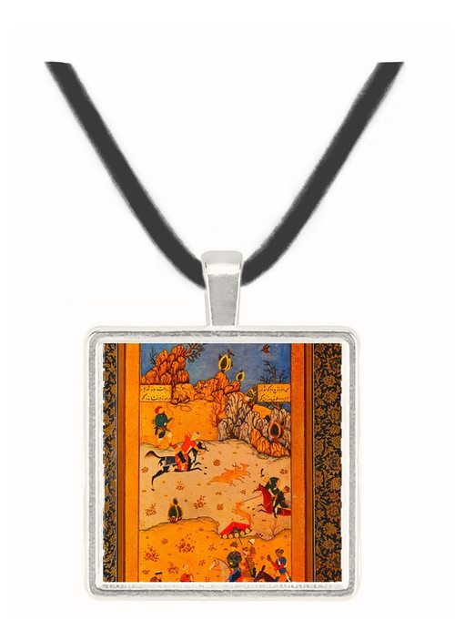A King Watching a Battle - unknown artist -  Museum Exhibit Pendant - Museum Company Photo