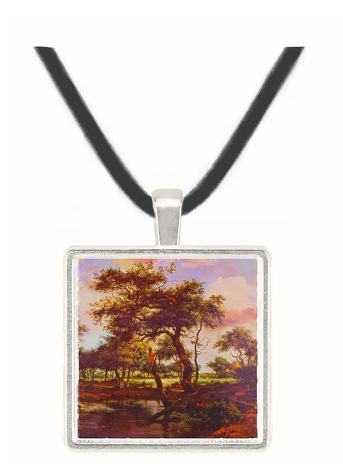 A Pond in the Forest (1668) - Meindert Hobbema -  Museum Exhibit Pendant - Museum Company Photo