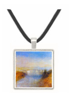 A river from a hill by Joseph Mallord Turner -  Museum Exhibit Pendant - Museum Company Photo