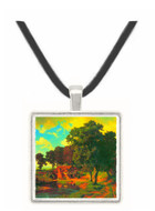 A rustic mill by Bierstadt -  Museum Exhibit Pendant - Museum Company Photo