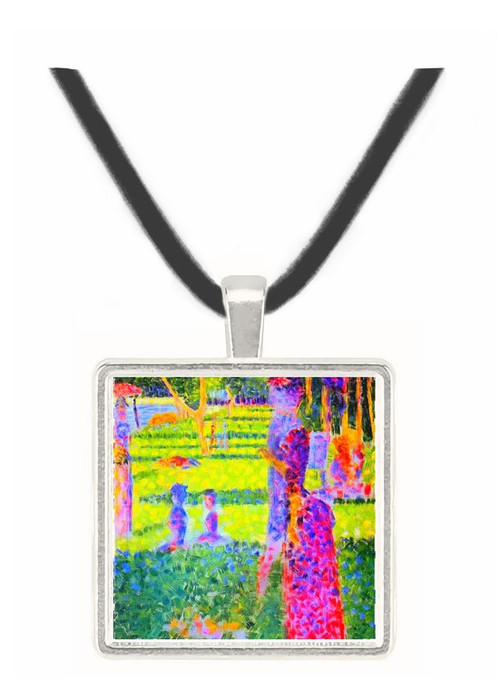 A Sunday on La Grande Jatte, study for a pair by Seurat -  Museum Exhibit Pendant - Museum Company Photo