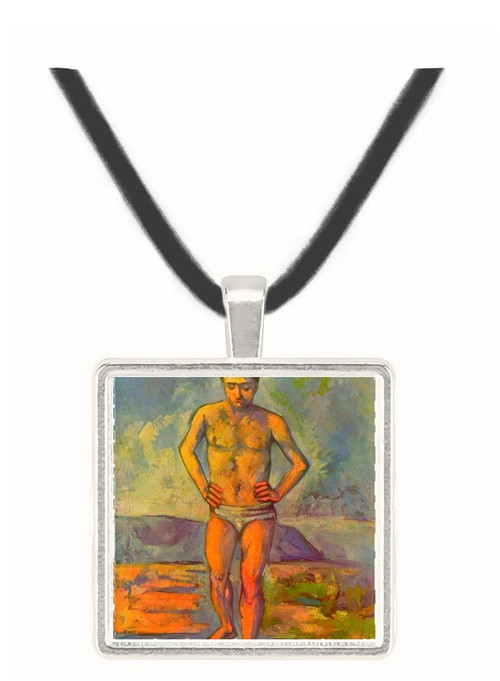 A Swimmer by Cezanne -  Museum Exhibit Pendant - Museum Company Photo