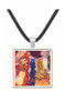 adorn the bride with veil and wreath by Klimt -  Museum Exhibit Pendant - Museum Company Photo