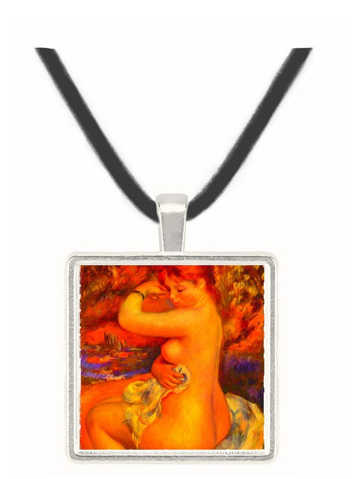 After the bath by Renoir -  Museum Exhibit Pendant - Museum Company Photo