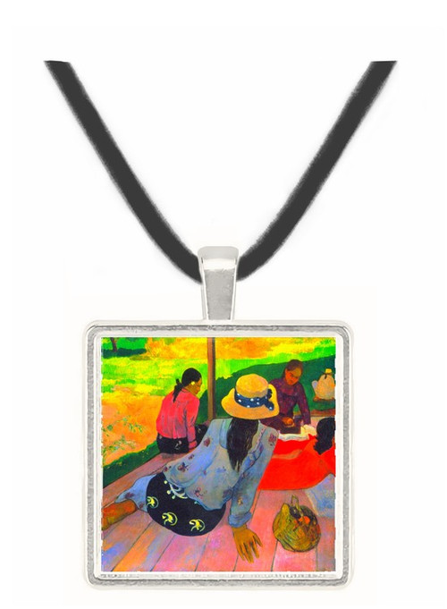 Afternoon Quiet Hour by Gauguin -  Museum Exhibit Pendant - Museum Company Photo