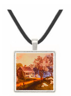 American Homestead Spring - Currier and Ives -  Museum Exhibit Pendant - Museum Company Photo