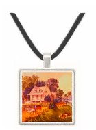 American Homestead Summer - Currier and Ives -  Museum Exhibit Pendant - Museum Company Photo