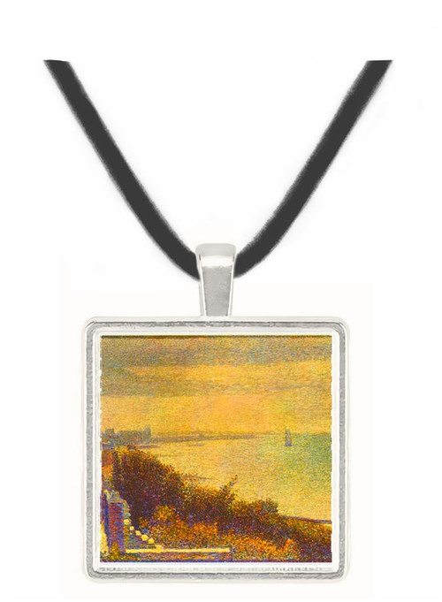 An Evening in Grand Camp by Seurat -  Museum Exhibit Pendant - Museum Company Photo