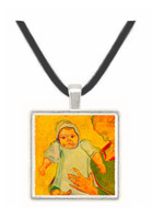 Augustine Roulin with her infant by Van Gogh -  Museum Exhibit Pendant - Museum Company Photo