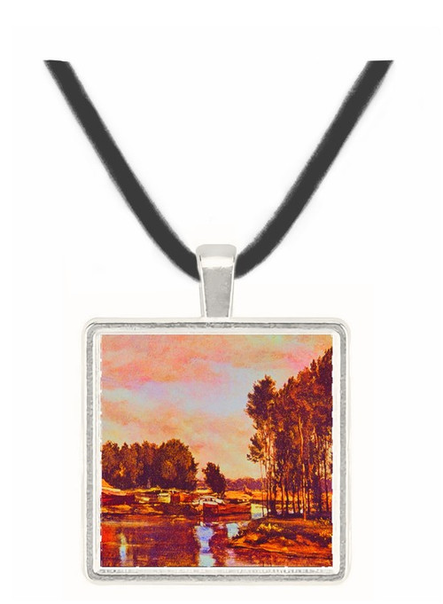 Barche Sulloise - Charles Francois Daubigny -  Museum Exhibit Pendant - Museum Company Photo