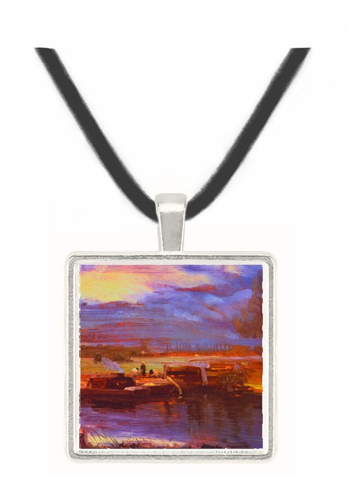 Barges on the Stour - John Constable -  Museum Exhibit Pendant - Museum Company Photo