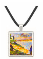 Boy with Horse by Seurat -  Museum Exhibit Pendant - Museum Company Photo