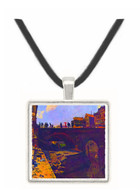 Bridge in a French city by Lepine -  Museum Exhibit Pendant - Museum Company Photo
