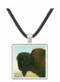 Buffalo Head by Bierstadt -  Museum Exhibit Pendant - Museum Company Photo