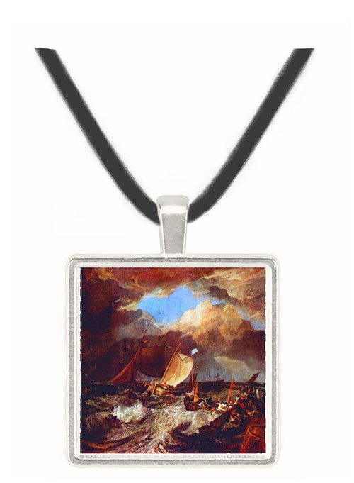 Calais Pier by Turner -  Museum Exhibit Pendant - Museum Company Photo