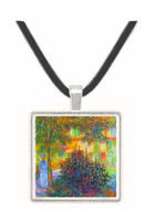 Camille in the garden of the house in Argenteuil by Monet -  Museum Exhibit Pendant - Museum Company Photo