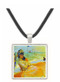 Camille on the beach at Trouville by Monet -  Museum Exhibit Pendant - Museum Company Photo