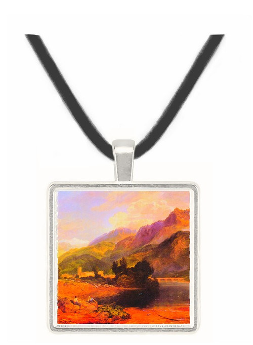 Castle of St. Michael, near Bonneville, Savoy by Joseph Mallord Turner -  Museum Exhibit Pendant - Museum Company Photo