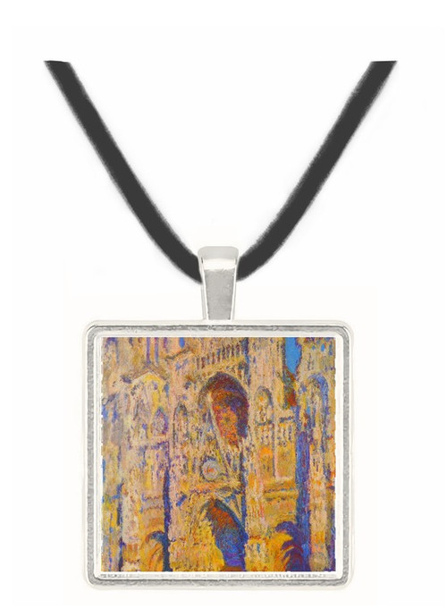 Cathedral at Rouen by Monet -  Museum Exhibit Pendant - Museum Company Photo
