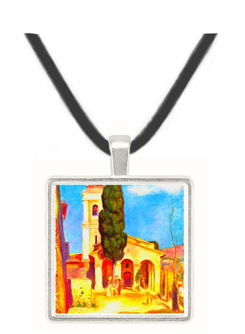 Church in Cagnes by Renoir -  Museum Exhibit Pendant - Museum Company Photo