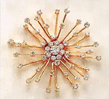 Starburst Chandelier Brooch. From the Chandeliers of The Metropolitan Opera House - Photo Museum Store Company