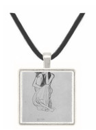 Crouching from the front by Klimt -  Museum Exhibit Pendant - Museum Company Photo