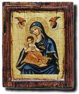 Madonna of Corfu - Icon on Old Wood - Photo Museum Store Company
