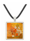 Dead Man Kneels beside Osiris - Tomb of Nakht -  Museum Exhibit Pendant - Museum Company Photo