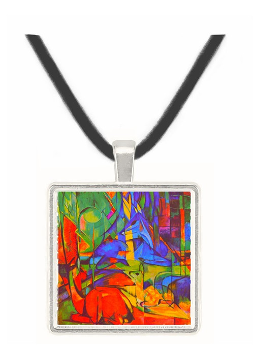 Deer in Forest by Franz Marc -  Museum Exhibit Pendant - Museum Company Photo