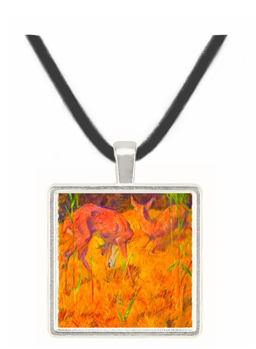 Deer in the reed by Marc -  Museum Exhibit Pendant - Museum Company Photo