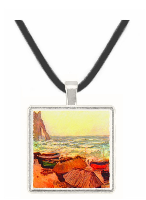 Durchbrochener rock at Etretat by Monet -  Museum Exhibit Pendant - Museum Company Photo