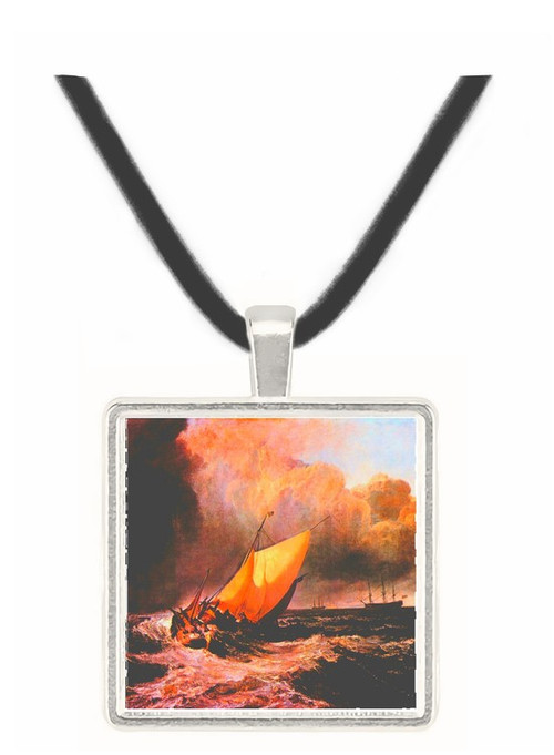 Dutch boats in a squall by Joseph Mallord Turner -  Museum Exhibit Pendant - Museum Company Photo