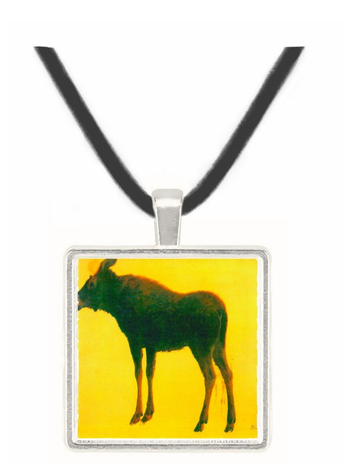 Elk by Bierstadt -  Museum Exhibit Pendant - Museum Company Photo