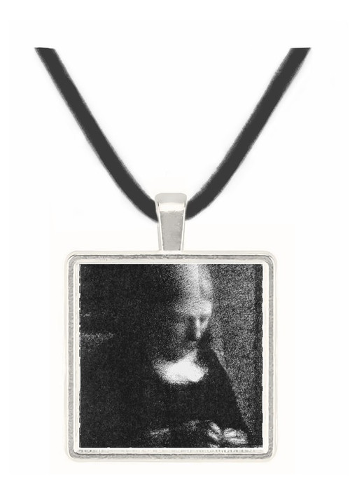 Embroidering (Portrait of the artist's mother) by Seurat -  Museum Exhibit Pendant - Museum Company Photo
