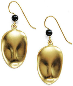 Brancusi Mask Earrings - Constantin Brancusi, 1917, The Museum of Fine Arts, Houston - Photo Museum Store Company