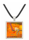 Farmer with hoe by Seurat -  Museum Exhibit Pendant - Museum Company Photo