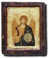 Archangel Michael - Icon on Old Wood. - Photo Museum Store Company