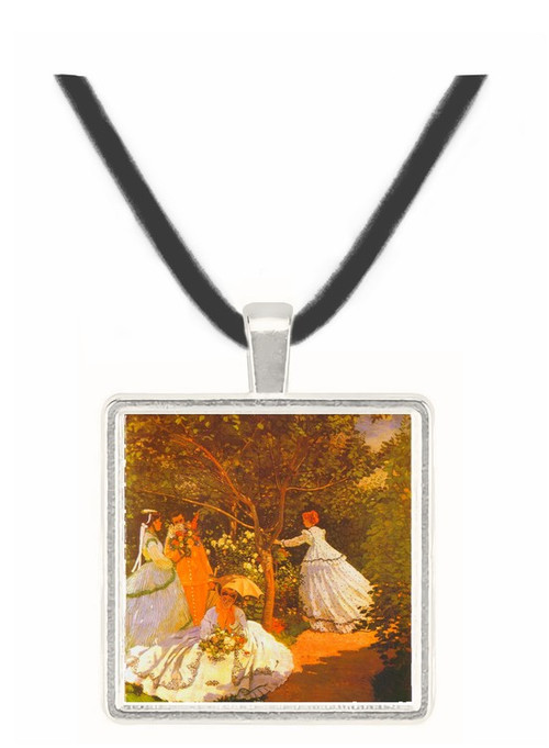 Femmes au jardin 1867 by Monet -  Museum Exhibit Pendant - Museum Company Photo